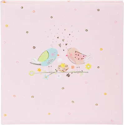 Produktbild von Goldbuch Fotoalbum Loving Birds Girl 30x31 cm 60 Seiten Fotokarton Rosa