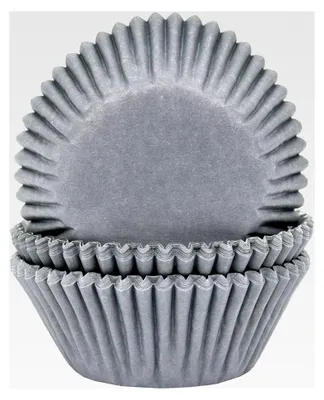 Produktbild von Muffinförmchen/Cupcakeförmchen Grau aus Papier 50 Stück