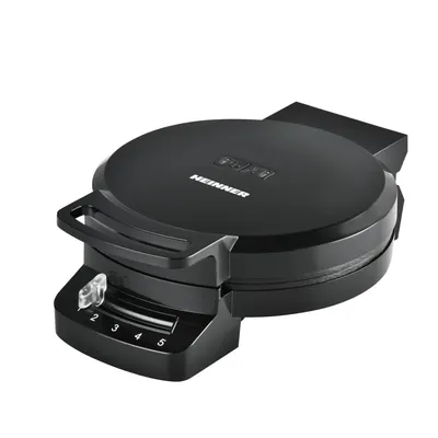 Obrázok produktu pre Heinner HWF-F1200BK, 1 wafle/waflí, Srdce (tvar), Čierna, Výkon, 1200 W, 220 - 240 V