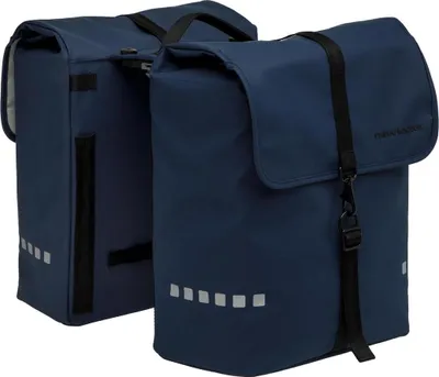 Produktbild von new looxs Gepäckträgertasche Odense Double MIK, dark blue