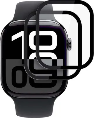 Produktbild von Hofi Hybrid Pro+ 2er-Pack Apple Watch 10 (46 Mm) Schwarz