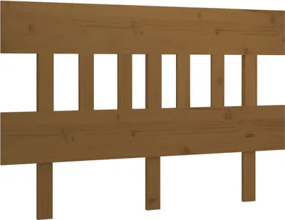 Produktbild von vidaXL Kopfteil Honigbraun 138,5x3x81 cm Massivholz Kiefer