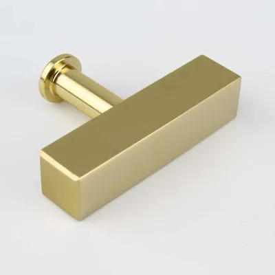 Produktbild von Handgriffshop Levi Türknauf Messing Gold Möbelknauf Küchengriff Schrankgriff Griff Goldoptik Schubladengriff Möbelbeschlag Lochabstand Einbohrgriff Messing