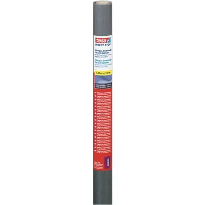 Obrázek produktu pro Náhradní role sítě proti hmyzu ze skelných vláken pro okna tesa Insect Stop bez vrtání antracit 120x100 cm