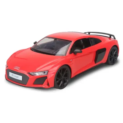 Immagine prodotto di Audi R8 Coupé con licenza ufficiale, telecomando a 2,4 GHz, per bambini a partire da 6 anni, scala 1:14, rosso