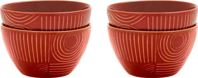 Obrázek produktu pro ARC Sada 4 misek, 12 cm, terakota, keramika, v dárkovém balení