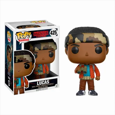 Produktbild von POP-Figur Stranger Things Lucas mit Ferngläsern
