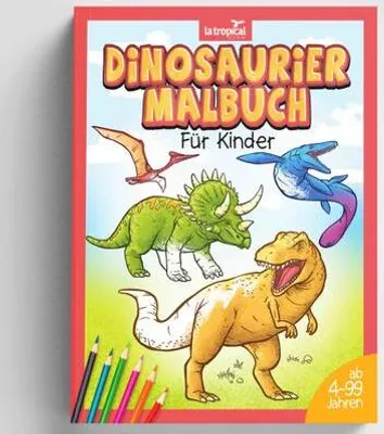 Produktbild von Dinosaurier Malbuch für Kinder