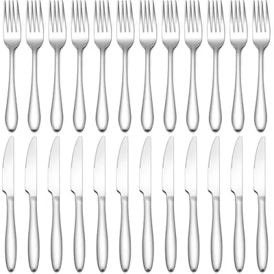 Produktbild von Steakbesteck Set 24-teilig für 12 Personen Edelstahl, rostfrei, spülmaschinenfest