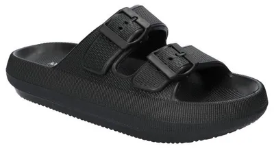 Produktbild von American Club NH166, Damen Schaumstoff Pantoletten leichte Badeschuhe bequem, Schwarz 39