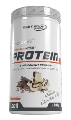 Zdjęcie produktu dla Best Body Gourmet Premium Pro Protein - 500g Banana Chocolate Chip