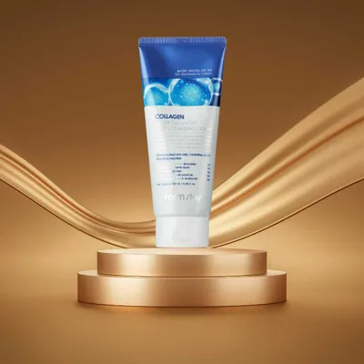 Obrázek produktu pro Farm Stay - Collagen Water Full Moist Deep Cleansing Foam - Hloubkově čisticí pěna - 180 ml