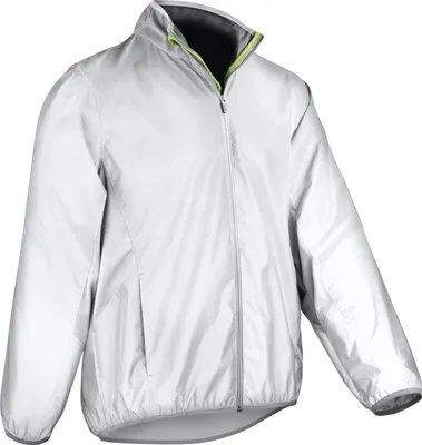 Produktbild von SPIRO S266X | Luxe Reflectex Hi-Vis Jacket Wind-und Spritzwasserabweisend - Farbe: Neon White - Größe: XXL
