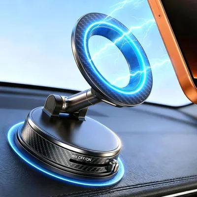 Obrázok produktu pre Magnetický držiak telefónu 3000gf, 360 stupňov nastaviteľný, do auta