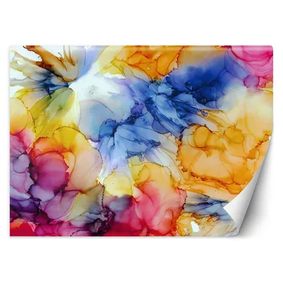 Produktbild von FOTOTAPETE Abstrakte Farben mit Farbe 450x315 cm 3D VLIES Tapete Wandtapete Wandbilder Wanddeko Design Wohnzimmer Schlafzimmer Flur Büro Küche AAAxBBB cm VLIES Tapete Wandtapete Wandbilder Wanddekoration Design Wohnzimmer Schlafzimmer Flur Büro Küche