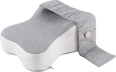 Produktbild von Komfortables Kniekissen für Seitenschläfer, Beinkissen aus Memory-Schaum zur Linderung von Hüft-, Rücken- und Ischiasschmerzen, ergonomisches Beinkissen mit verstellbarem Gurt