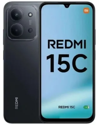 Obrázok produktu pre Xiaomi Redmi 15c 4+256GB 6.9" 4G Midnight Black DS EU Xiaomi