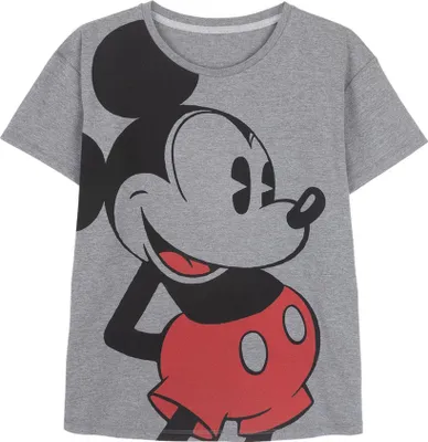 Produktbild von Mickey Mouse Damen T-Shirt Erwachsene Kurzarmshirt, Größe Herren:XS