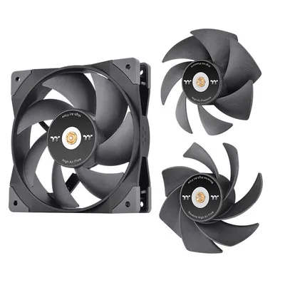 Obrázek produktu pro Thermaltake SWAFAN GT12, Vzduchový chladič, 12 cm, 500 ot/min, 2000 ot/min, Černá