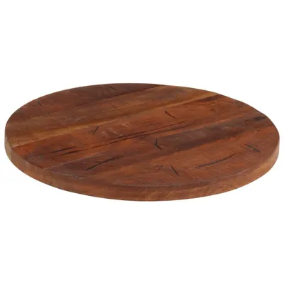 Immagine prodotto di Piano per Tavolo Ø 40x2,5 cm Rotondo Legno Massello di Recupero