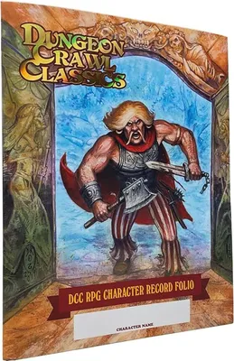 Immagine prodotto di Dungeon Crawl Classics Scheda Personaggio - Tabletop-Rollenspiel - inglese