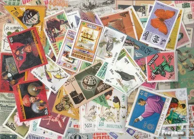 Produktbild von Briefmarken Bhutan 200 verschiedene Marken