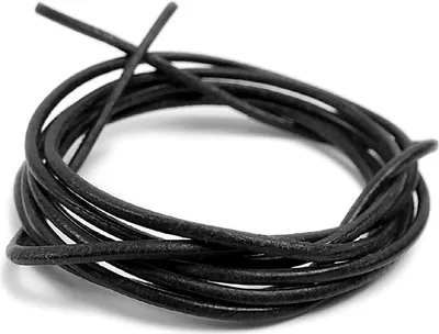 Produktbild von Halskette Ziegenleder Lederriemen Band 100cm schwarz Minott 27909