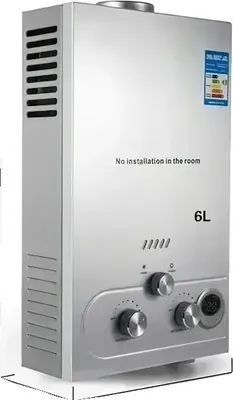 Obrázek produktu pro Ohřívač vody, průtokový ohřívač vody, nerezová ocel, 6 l