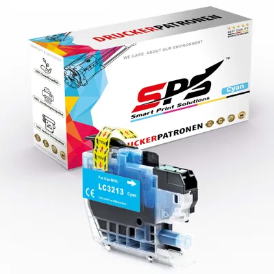 Produktbild von LC3213C Tintenpatrone Kompatibel für Brother DCP-J 895 | 1x Cyan