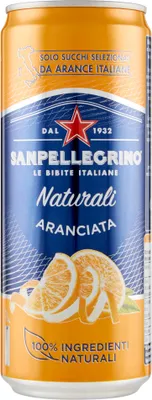 Produktbild von Aranciata Naturali Orange Sprudelgetränk 330ml Dose - San Pellegrino