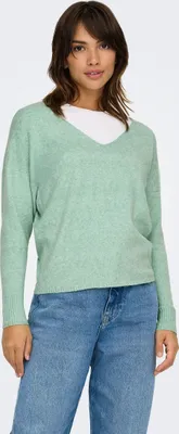 Produktbild von ONLY Damen Lockerer Strickpullover V-Ausschnitt Sweater ONLRICA LIFE | XS