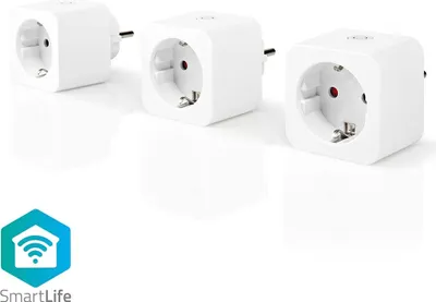 Produktbild von Nedis Smartlife Smart Stecker 3 Stück WIFIP131FWT3