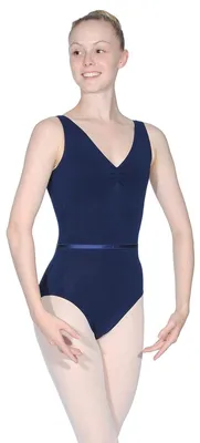 Zdjęcie produktu dla Body z krótkim rękawem Capezio, granatowy, rozmiar S