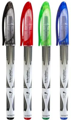 Produktbild von Genie 40018 - Stick Pen - Mehrfarbig - Schwarz - Blau - Grün - Rot - Acrylnitril-Butadien-Styrol (ABS) - 0,7 mm - Beidhändig