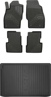 Produktbild von FROGUM Gummimatten Auto Fußmatten + Kofferraummatte für Opel Corsa E 2014-2019
