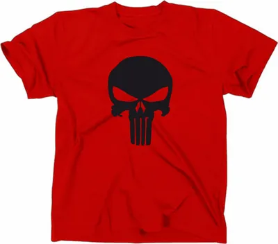 Zdjęcie produktu dla Styletex23 T-Shirt The Punisher Skull Logo, komiks, rot, XL