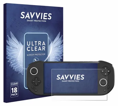 Produktbild von 18x Für MANGMI Pocket Max Schutzfolie Savvies Displayschutz Display Schutz Folie Klar Transparent