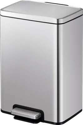 Immagine prodotto di EKO - Cestino a pedale Madison 20 litri - Plastica in acciaio inox - Acciaio inox opaco