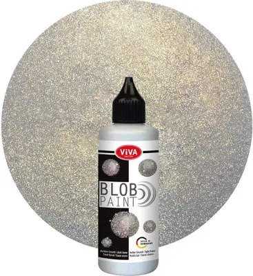 Immagine prodotto di ViVA DECOR Blob Paint 90 ml silber-glitter