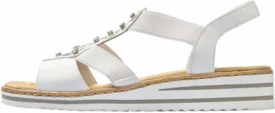 Produktbild von Rieker Komfort Sandalen V0687-80 Damen 362D5630363837 Weiß 38 EU