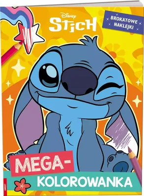Immagine prodotto di Ameet Disney Stitch: Mega Kolorowanka Z Naklejkami, Kreatywna Zabawa Dla Dzieci