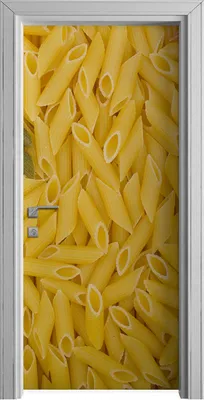 Produktbild von Tür Selbstklebende 90x210 cm Türfolie Türtapete Klebefolie - Pasta Italienisch