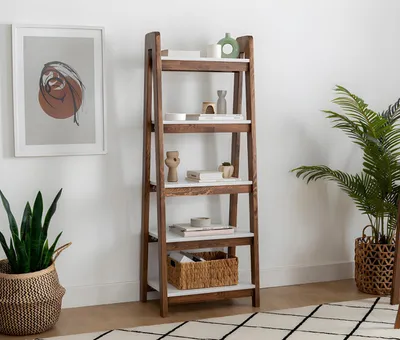 Produktbild von Dunkelbraunes Bücherregal Wandregale Büroregale Standregal Aktenschrank
