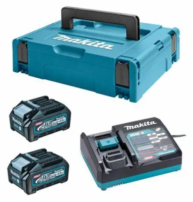 Zdjęcie produktu dla Makita Zestaw Zasilający 40V Xgt (Bl4040X2+Dc40Ra) Makpac