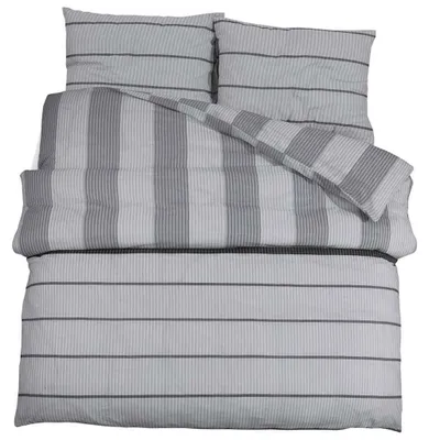 Immagine prodotto di Set di lenzuola in cotone morbido, colore grigio