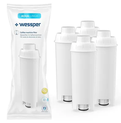 Produktbild von Wessper Wasserfilter, kompatibel mit DeLonghi Kaffeevollautomat 4er Pack