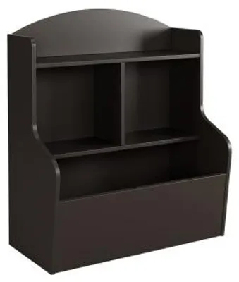 Obrázek produktu pro Dětská organizérská skříňka na hračky, hnědé barvy, vyrobená z kvalitní MDF/dřevotřískové desky