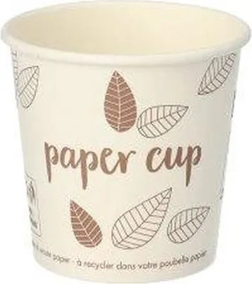 Produktbild von Trinkbecher, Pappe "pure" 0,1 l Ø 6,3 cm · 6 cm "ZERO"