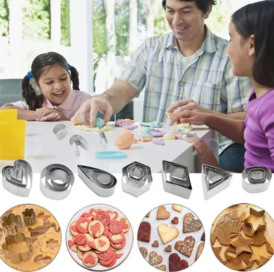 Produktbild von Polymer Clay Cutters Clay Cutters mit Ohrringkarten Ohrringhaken Biegeringen Schmuckzubehör - A