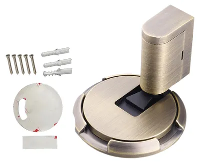 Produktbild von Magnetischer Türstopper – geräuschloser Bodentürstopper mit Schrauben, Klebefläche, verstellbar, für mehr Sicherheit im Haushalt